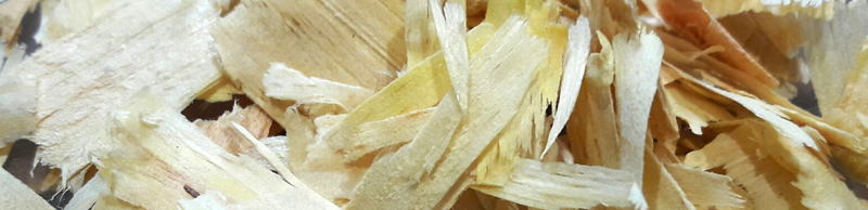 Litière de copeaux dépoussiérés pour rats